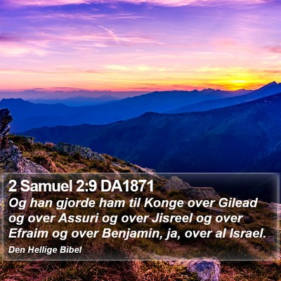 2 Samuel 2:9 DA1871 Bible Verse Image