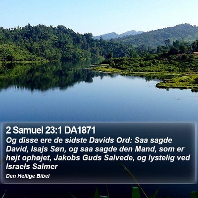 2 Samuel 23:1 DA1871 Bible Verse Image