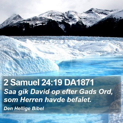 2 Samuel 24:19 DA1871 Bible Verse Image