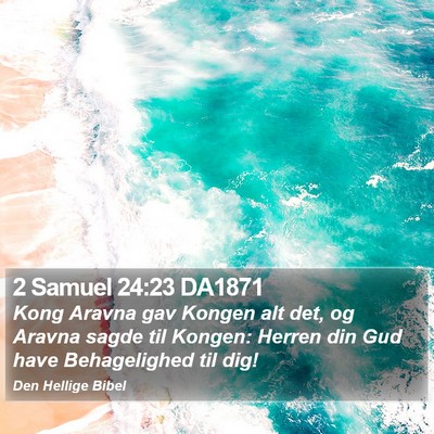 2 Samuel 24:23 DA1871 Bible Verse Image