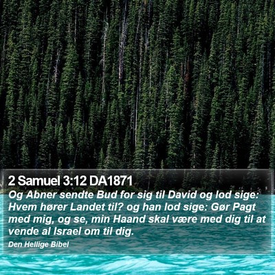 2 Samuel 3:12 DA1871 Bible Verse Image