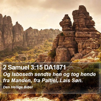 2 Samuel 3:15 DA1871 Bible Verse Image