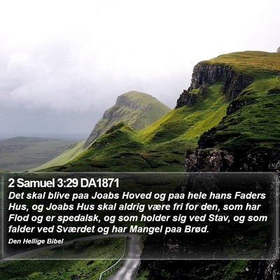 2 Samuel 3:29 DA1871 Bible Verse Image
