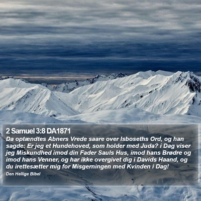 2 Samuel 3:8 DA1871 Bible Verse Image