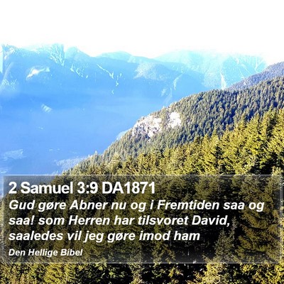 2 Samuel 3:9 DA1871 Bible Verse Image