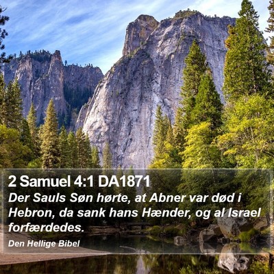 2 Samuel 4:1 DA1871 Bible Verse Image