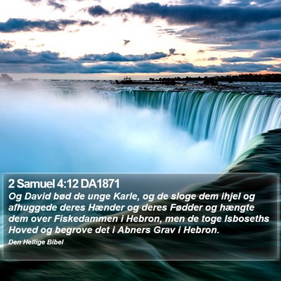 2 Samuel 4:12 DA1871 Bible Verse Image