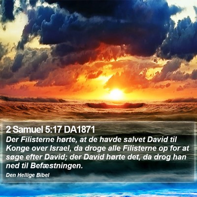 2 Samuel 5:17 DA1871 Bible Verse Image