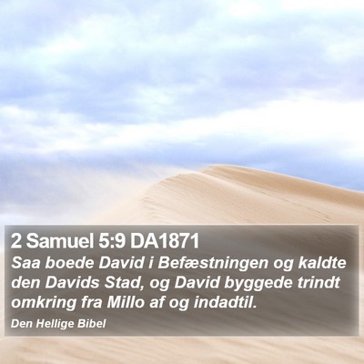 2 Samuel 5:9 DA1871 Bible Verse Image