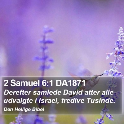 2 Samuel 6:1 DA1871 Bible Verse Image