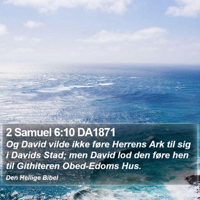 2 Samuel 6:10 DA1871 Bible Verse Image