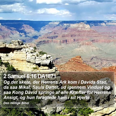 2 Samuel 6:16 DA1871 Bible Verse Image