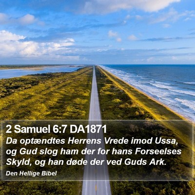 2 Samuel 6:7 DA1871 Bible Verse Image