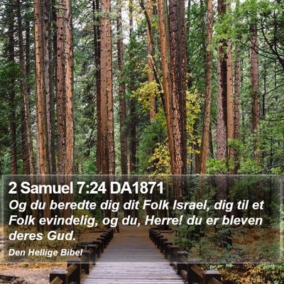 2 Samuel 7:24 DA1871 Bible Verse Image
