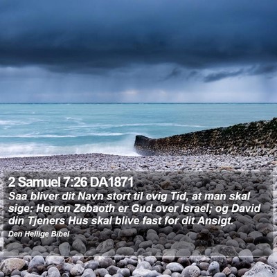 2 Samuel 7:26 DA1871 Bible Verse Image
