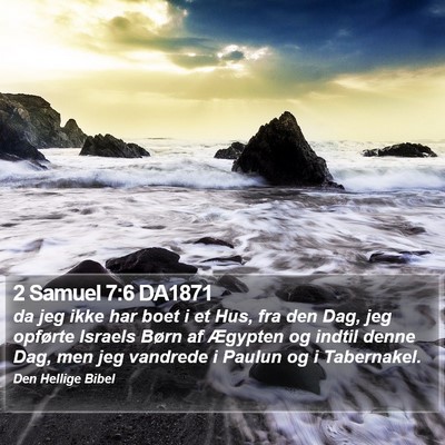 2 Samuel 7:6 DA1871 Bible Verse Image