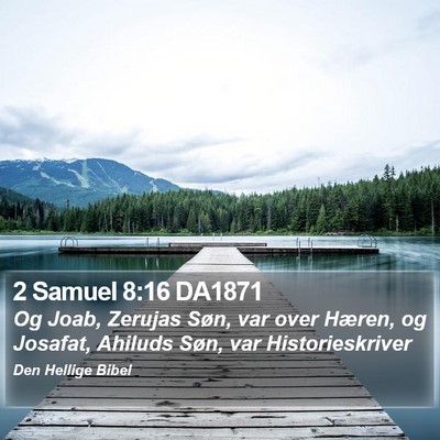 2 Samuel 8:16 DA1871 Bible Verse Image