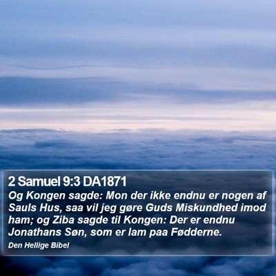 2 Samuel 9:3 DA1871 Bible Verse Image
