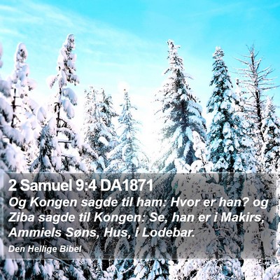 2 Samuel 9:4 DA1871 Bible Verse Image