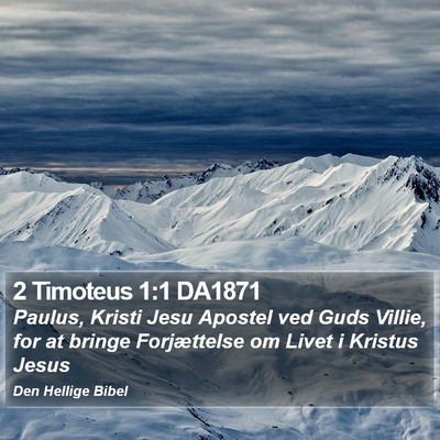 2 Timoteus 1:1 DA1871 Bible Verse Image
