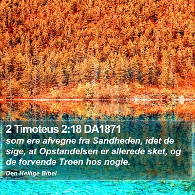 2 Timoteus 2:18 DA1871 Bible Verse Image