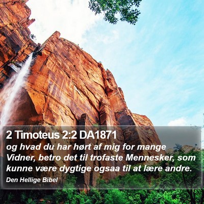 2 Timoteus 2:2 DA1871 Bible Verse Image