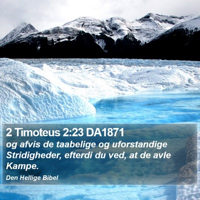 2 Timoteus 2:23 DA1871 Bible Verse Image