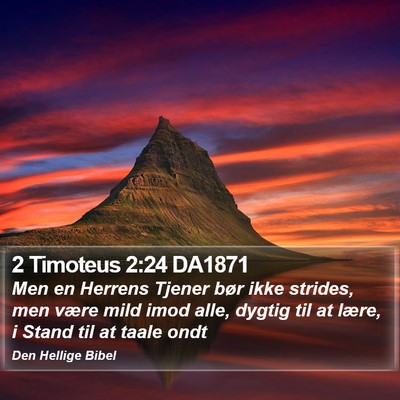 2 Timoteus 2:24 DA1871 Bible Verse Image