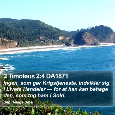 2 Timoteus 2:4 DA1871 Bible Verse Image