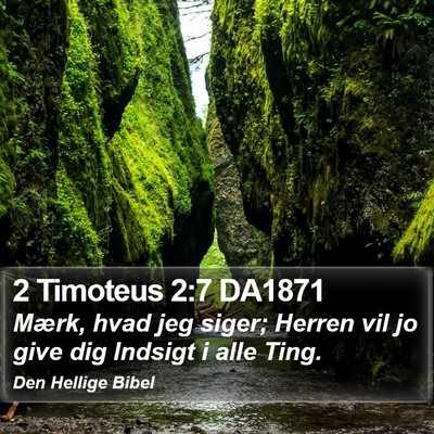 2 Timoteus 2:7 DA1871 Bible Verse Image