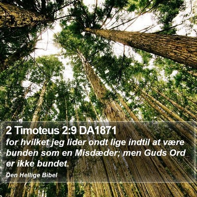 2 Timoteus 2:9 DA1871 Bible Verse Image