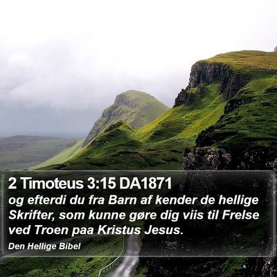 2 Timoteus 3:15 DA1871 Bible Verse Image