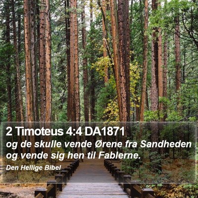 2 Timoteus 4:4 DA1871 Bible Verse Image