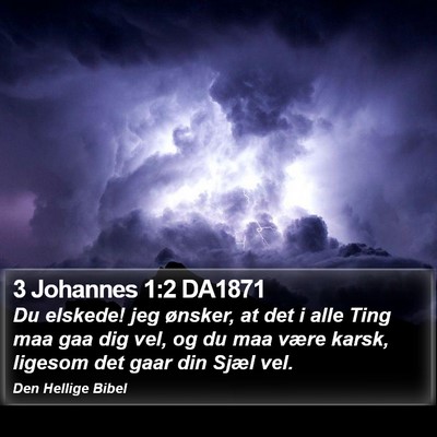 3 Johannes 1:2 DA1871 Bible Verse Image