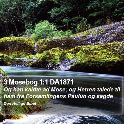 3 Mosebog 1:1 DA1871 Bible Verse Image