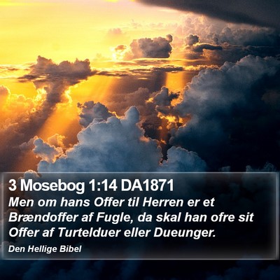 3 Mosebog 1:14 DA1871 Bible Verse Image