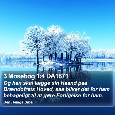 3 Mosebog 1:4 DA1871 Bible Verse Image