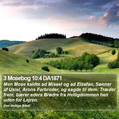 3 Mosebog 10:4 DA1871 Bible Verse Image