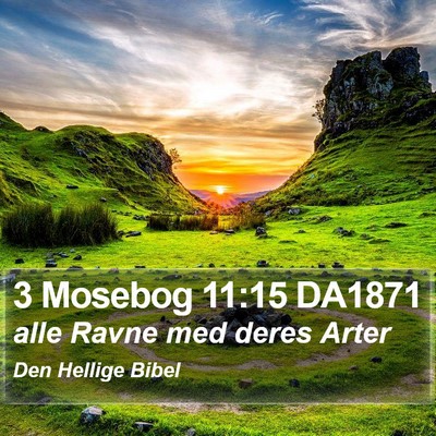 3 Mosebog 11:15 DA1871 Bible Verse Image