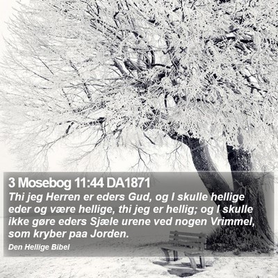 3 Mosebog 11:44 DA1871 Bible Verse Image