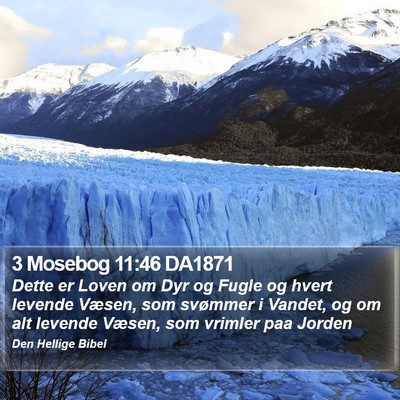 3 Mosebog 11:46 DA1871 Bible Verse Image