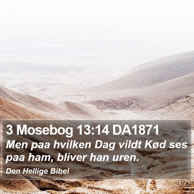3 Mosebog 13:14 DA1871 Bible Verse Image