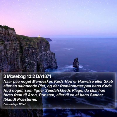 3 Mosebog 13:2 DA1871 Bible Verse Image