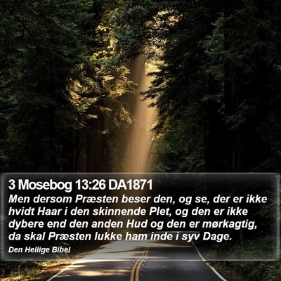 3 Mosebog 13:26 DA1871 Bible Verse Image