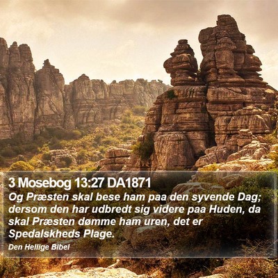 3 Mosebog 13:27 DA1871 Bible Verse Image