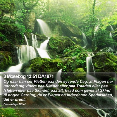 3 Mosebog 13:51 DA1871 Bible Verse Image