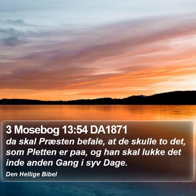 3 Mosebog 13:54 DA1871 Bible Verse Image
