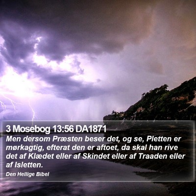 3 Mosebog 13:56 DA1871 Bible Verse Image