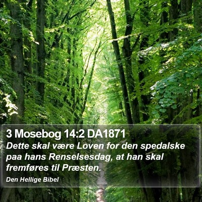 3 Mosebog 14:2 DA1871 Bible Verse Image