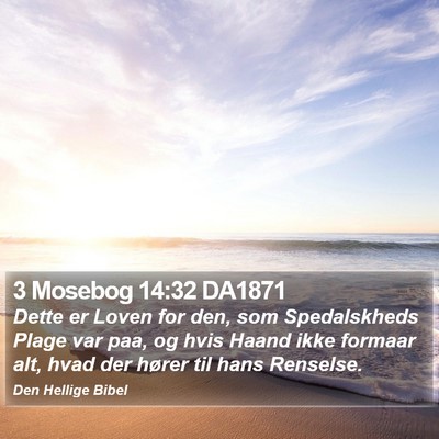 3 Mosebog 14:32 DA1871 Bible Verse Image
